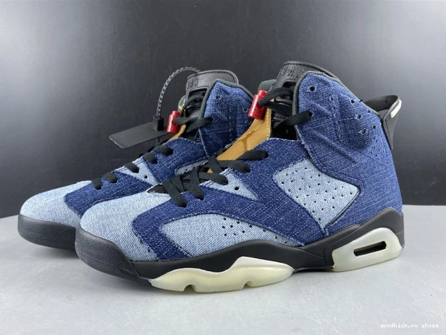Air 6 Denim Jordan CT5350-401 Washed 0704